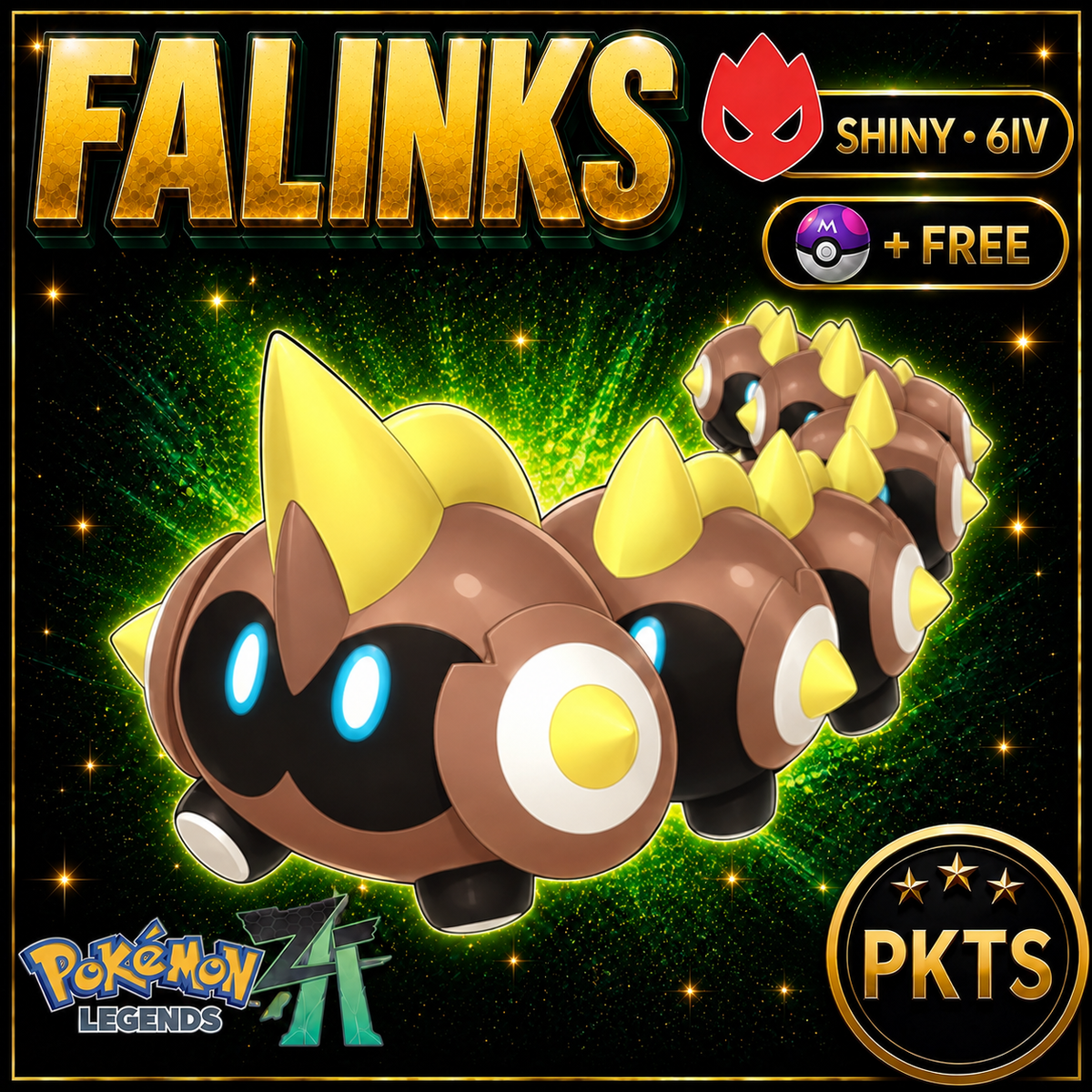 Shiny Alpha Falinks — Pokémon Legends Z-A — PKTS product image