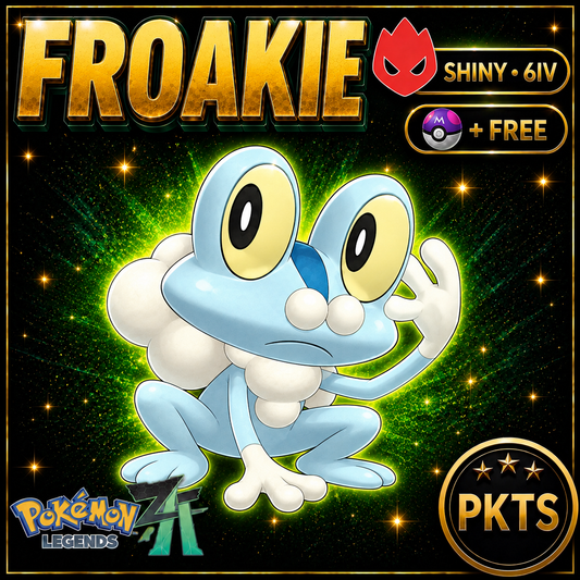 Shiny Alpha Froakie — Pokémon Legends Z-A — PKTS product image