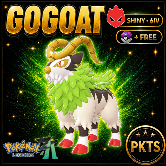 Shiny Alpha Gogoat — Pokémon Legends Z-A — PKTS product image