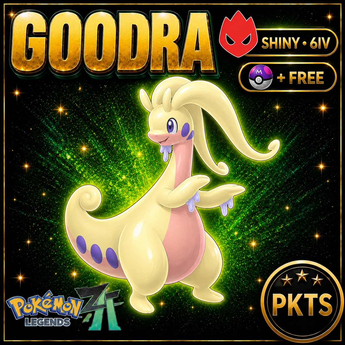 Shiny Alpha Goodra — Pokémon Legends Z-A — PKTS product image