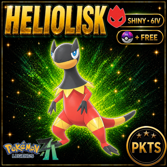 Shiny Alpha Heliolisk — Pokémon Legends Z-A — PKTS product image