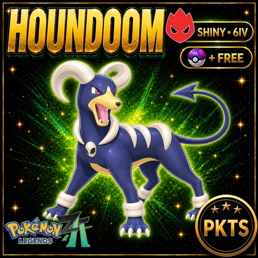 Shiny Alpha Houndoom — Pokémon Legends Z-A — PKTS product image