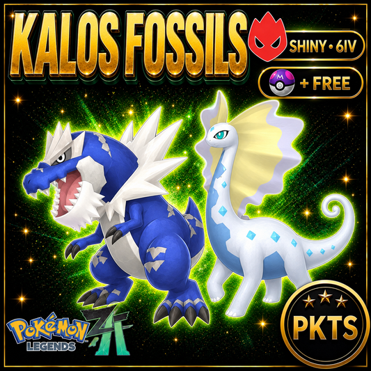 Shiny Alpha Kalos Fossil Pack — Pokémon Legends Z-A — PKTS product image