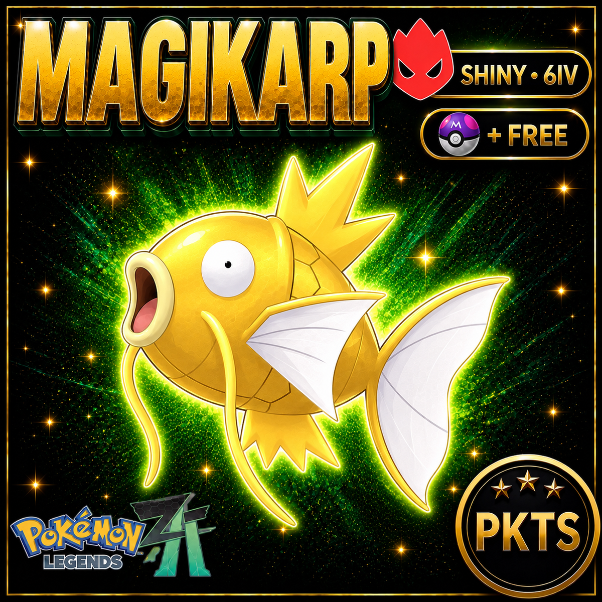 Shiny Alpha Magikarp — Pokémon Legends Z-A — PKTS product image