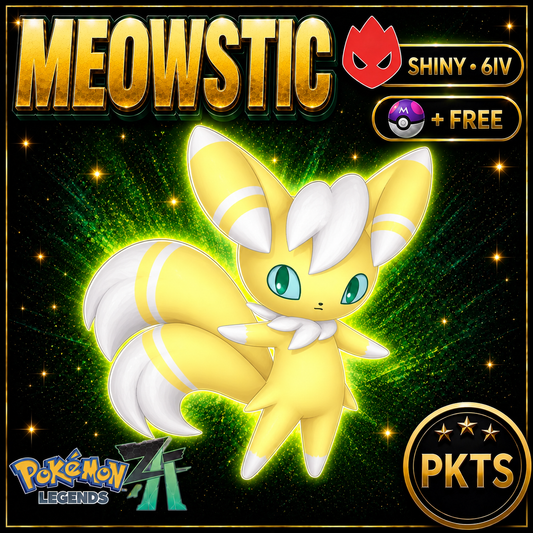 Shiny Alpha Meowstic — Pokémon Legends Z-A — PKTS product image