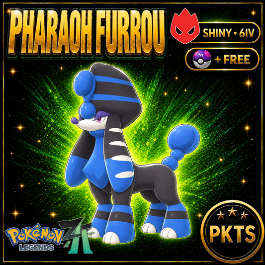 Shiny Alpha Pharaoh Furfrou — Pokémon Legends Z-A — PKTS product image