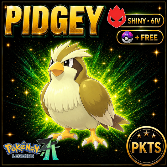 Shiny Alpha Pidgey — Pokémon Legends Z-A — PKTS product image