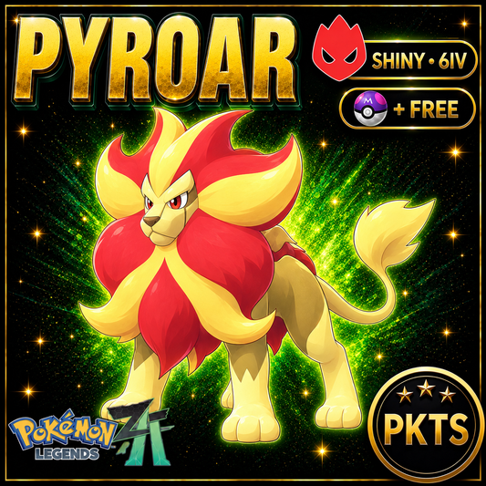 Shiny Alpha Pyroar — Pokémon Legends Z-A — PKTS product image