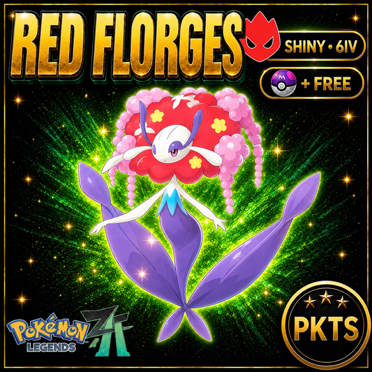 Shiny Alpha Red Florges — Pokémon Legends Z-A — PKTS product image