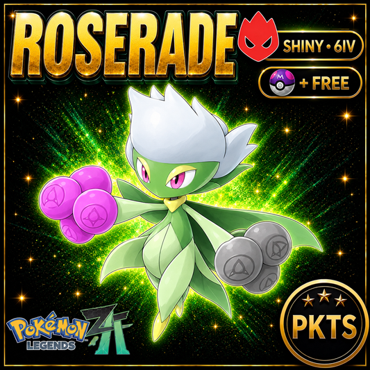 Shiny Alpha Roserade — Pokémon Legends Z-A — PKTS product image