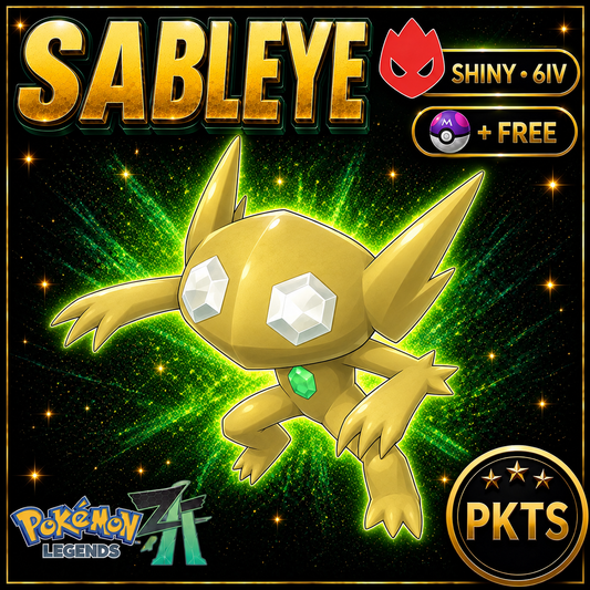 Shiny Alpha Sableye — Pokémon Legends Z-A — PKTS product image