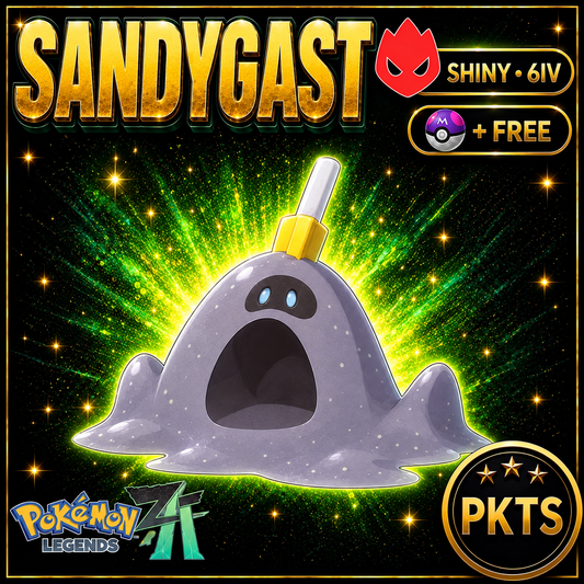 Shiny Alpha Sandygast — Pokémon Legends Z-A — PKTS product image