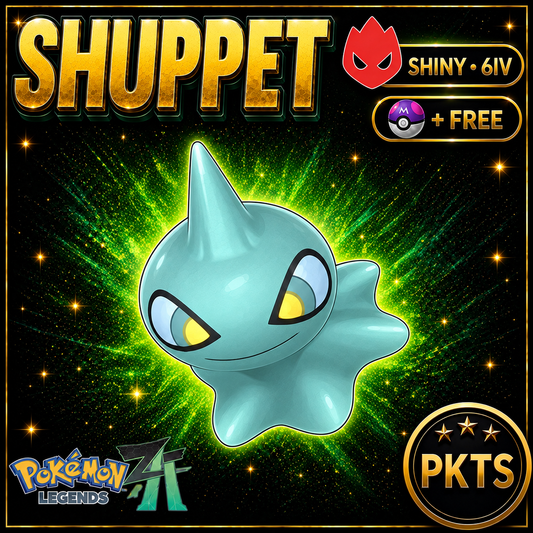 Shiny Alpha Shuppet — Pokémon Legends Z-A — PKTS product image
