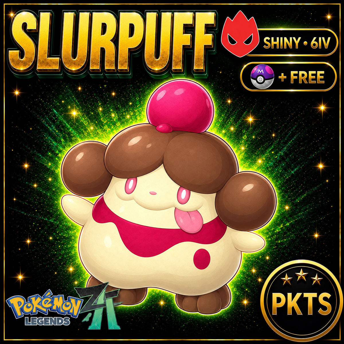 Shiny Alpha Slurpuff — Pokémon Legends Z-A — PKTS product image