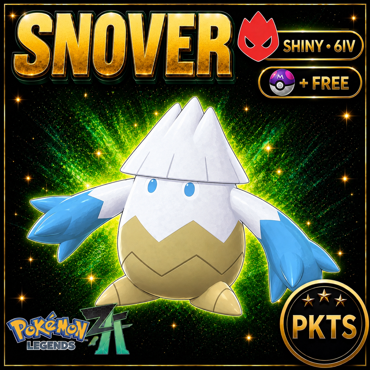 Shiny Alpha Snover — Pokémon Legends Z-A — PKTS product image