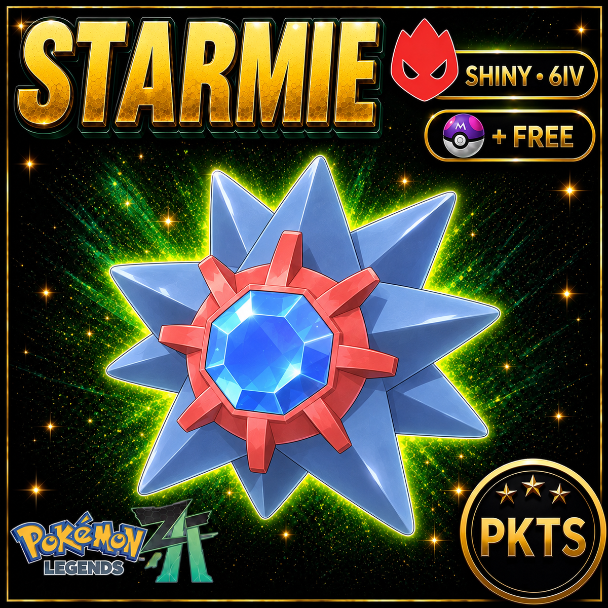 Shiny Alpha Starmie — Pokémon Legends Z-A — PKTS product image
