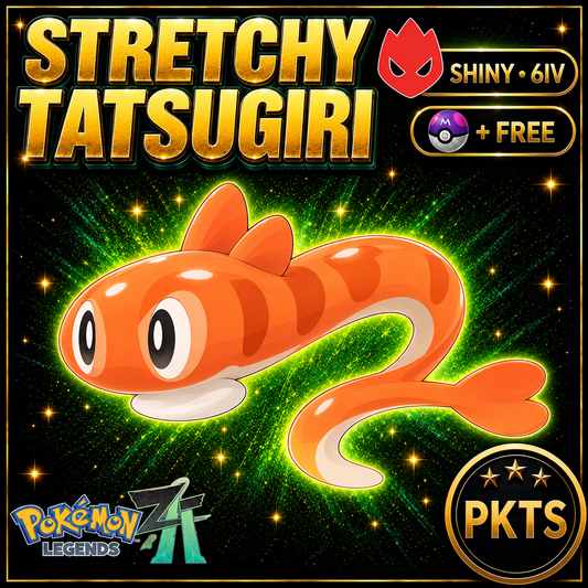 Shiny Alpha Stretchy Tatsugiri — Legends Z-A — PKTS