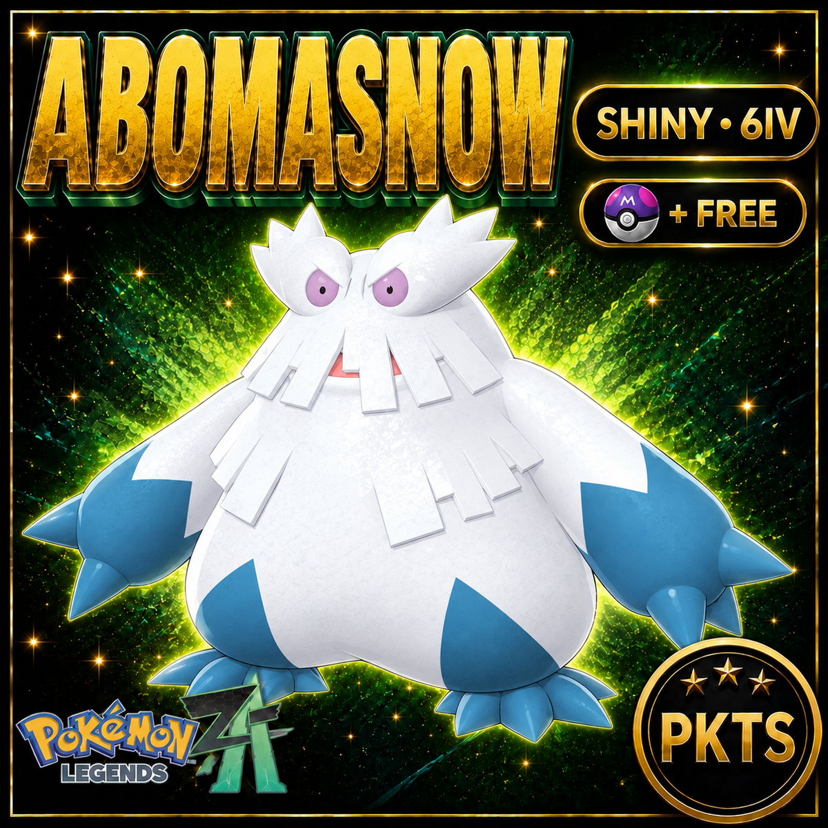 Shiny Abomasnow — Pokémon Legends Z-A — PKTS product image