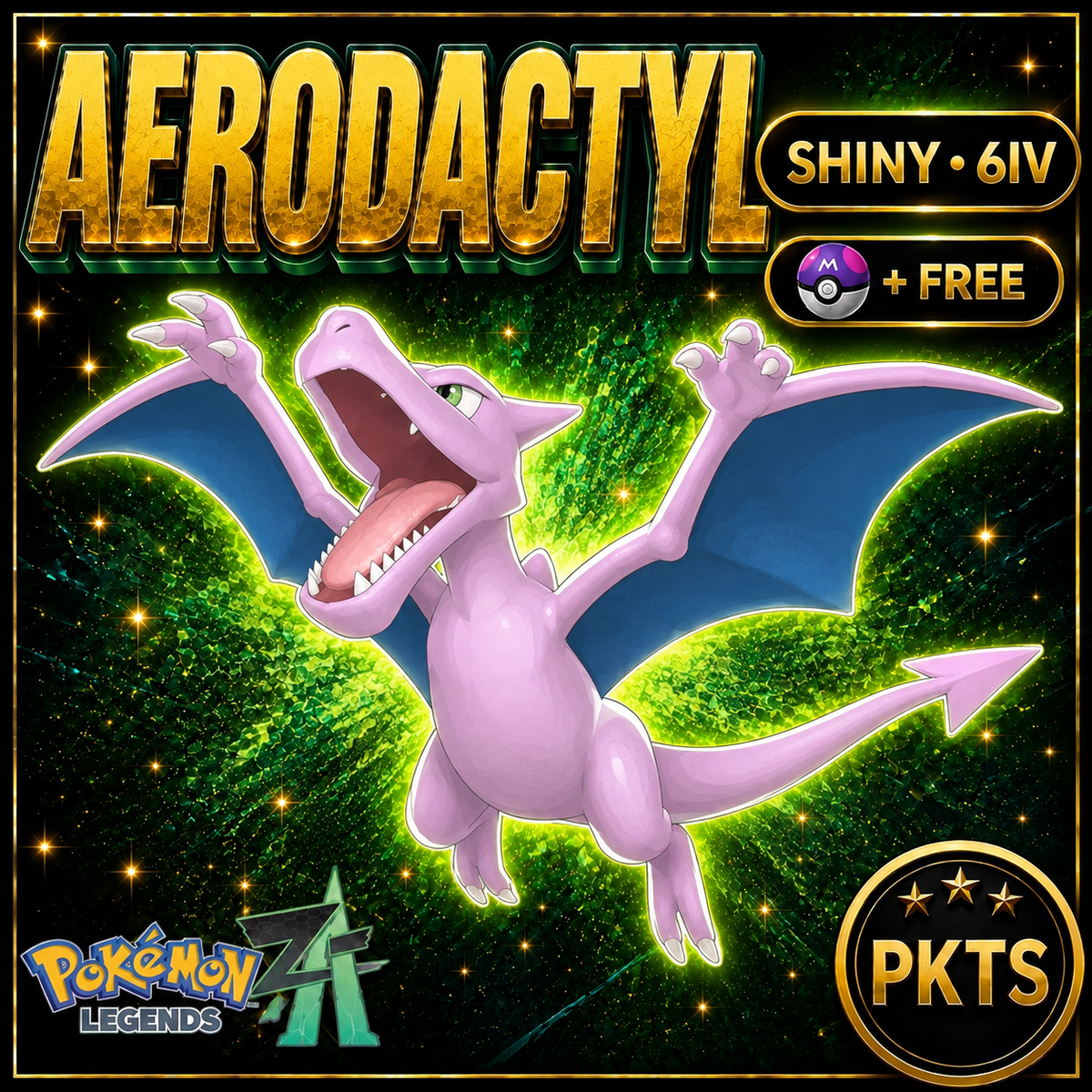 Shiny Aerodactyl — Pokémon Legends Z-A — PKTS product image