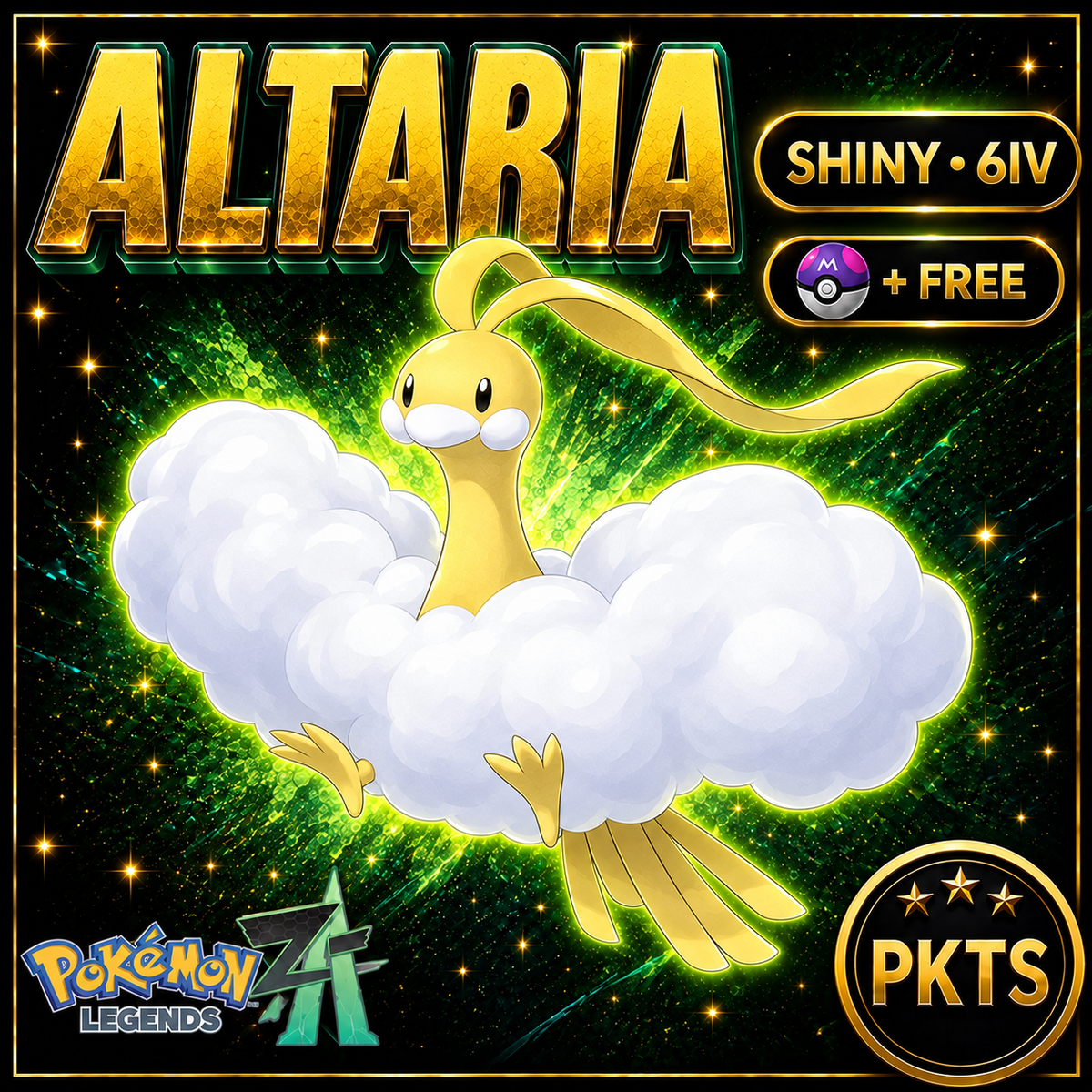 Shiny Altaria — Pokémon Legends Z-A — PKTS product image