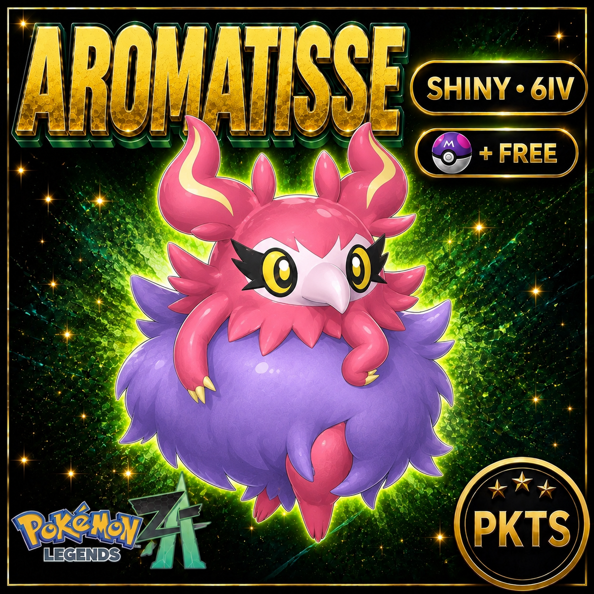Shiny Aromatisse — Pokémon Legends Z-A — PKTS product image