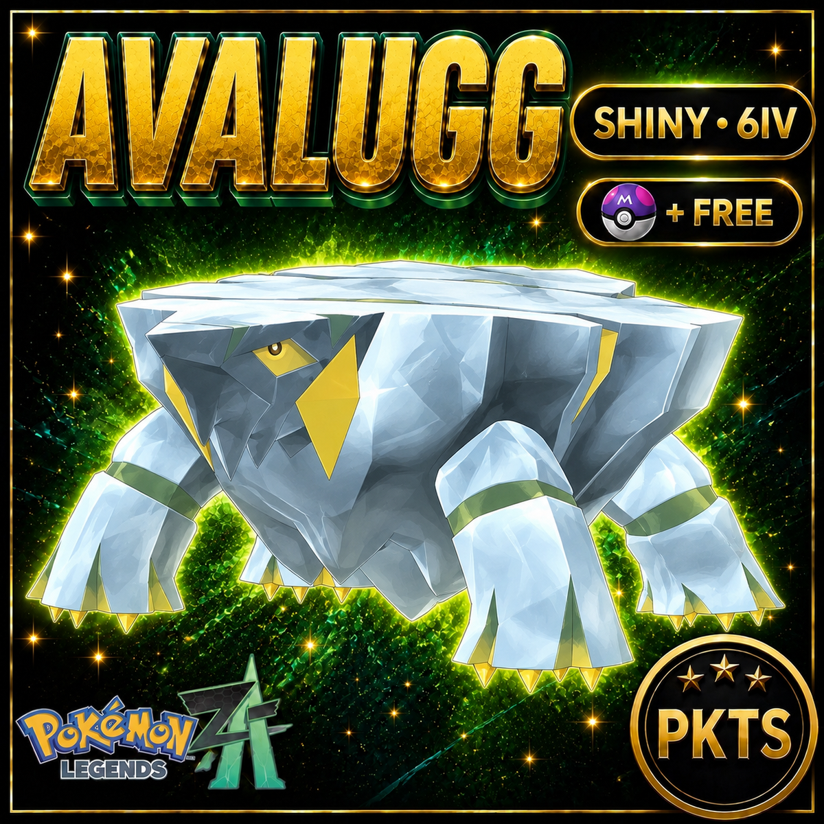 Shiny Avalugg — Pokémon Legends Z-A — PKTS product image