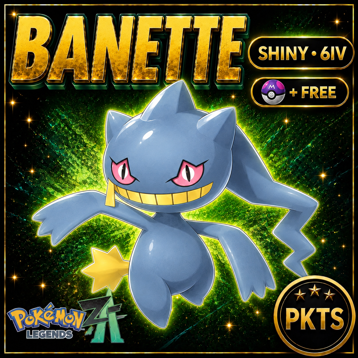 Shiny Banette — Pokémon Legends Z-A — PKTS product image