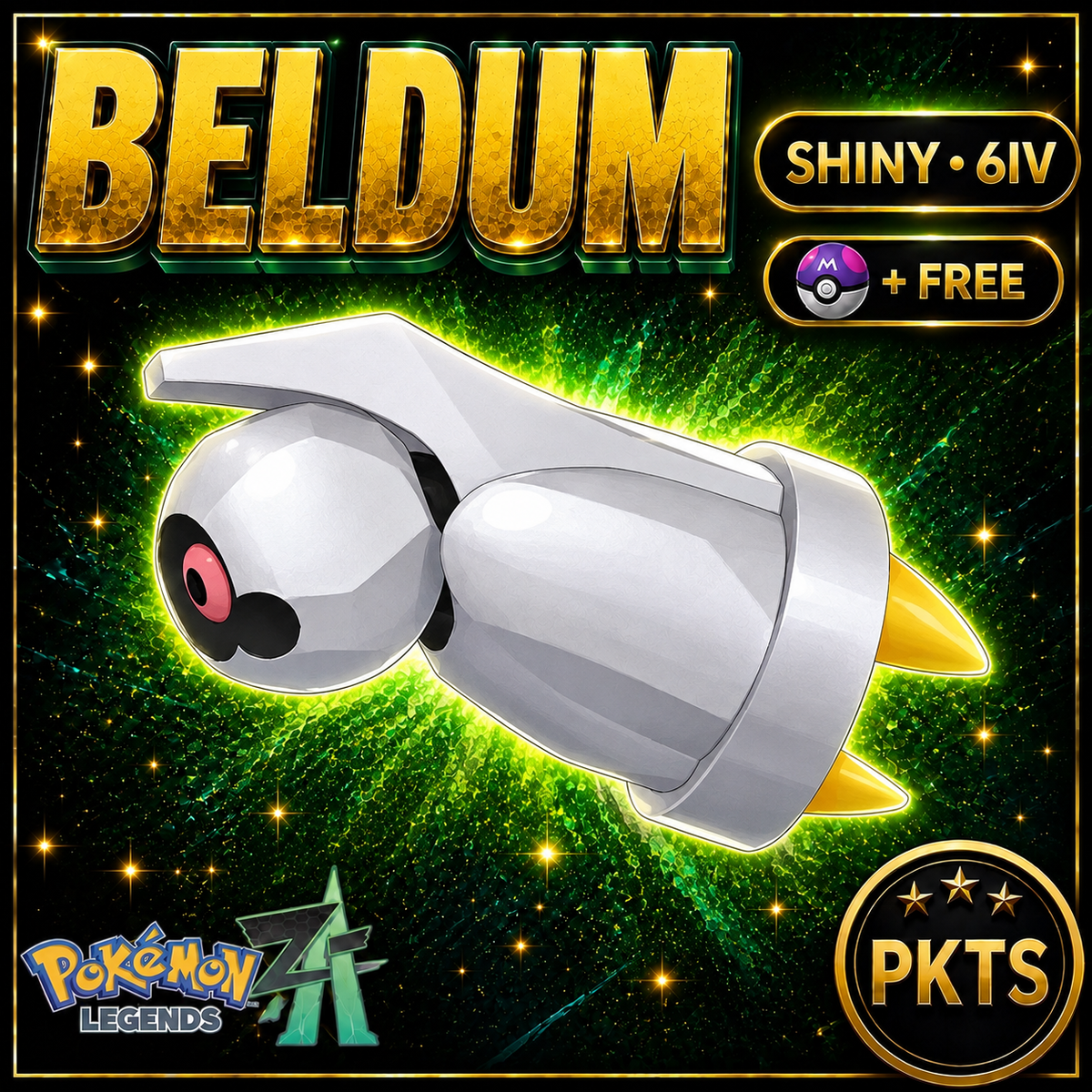 Shiny Beldum — Pokémon Legends Z-A — PKTS product image