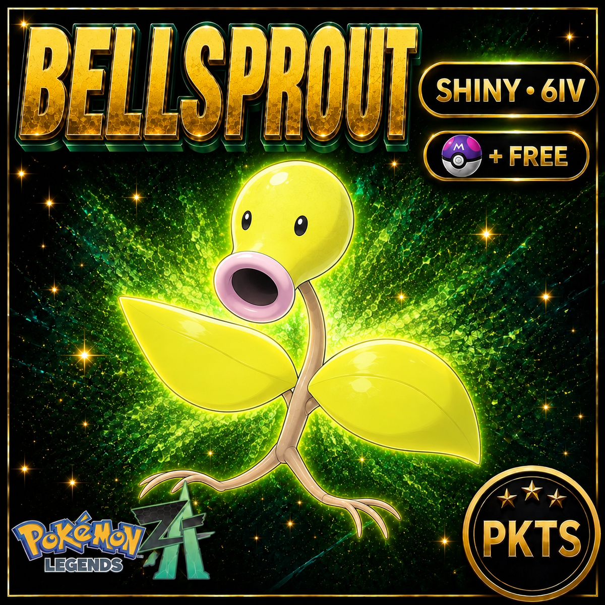 Shiny Bellsprout — Pokémon Legends Z-A — PKTS product image