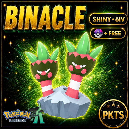 Shiny Binacle — Pokémon Legends Z-A — PKTS product image