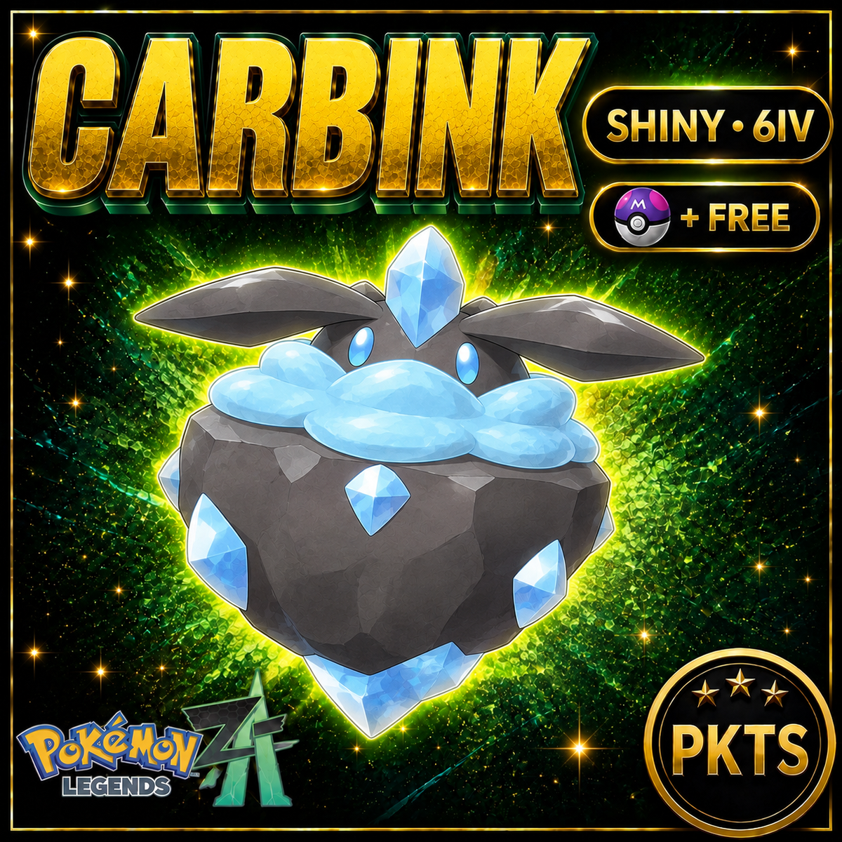 Shiny Carbink — Pokémon Legends Z-A — PKTS product image