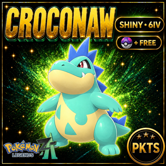 Shiny Croconaw — Pokémon Legends Z-A — PKTS product image