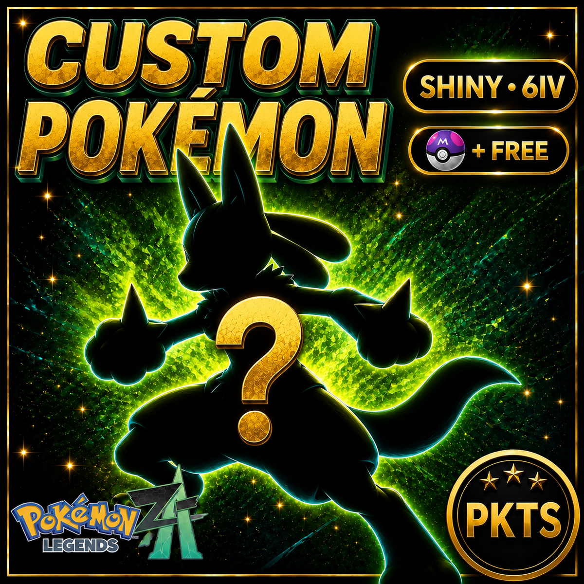 CUSTOM SHINY POKEMON Legends Za Prep Any Species Battle Ready 6iv Custom Ot Trainer Name Home Transfer Switch 2 Pokopia Ready Fast Delivery - Image 1