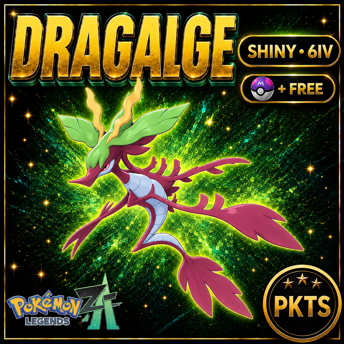 Shiny Dragalge — Pokémon Legends Z-A — PKTS product image