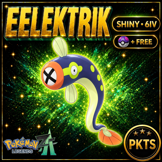 Shiny Eelektrik — Pokémon Legends Z-A — PKTS product image