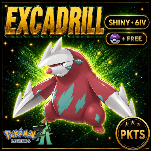 Shiny Excadrill — Pokémon Legends Z-A — PKTS product image