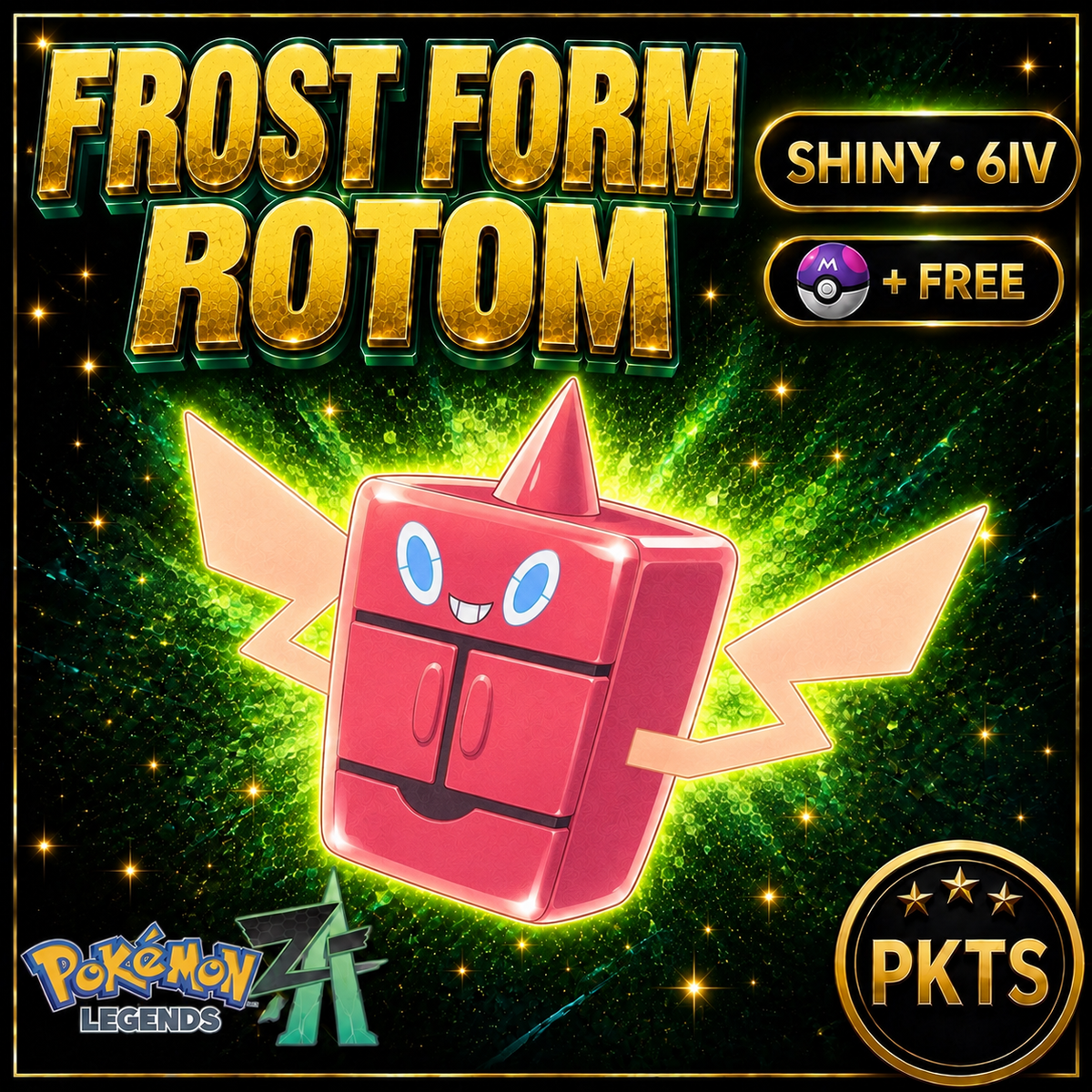 Shiny Frost Form Rotom — Pokémon Legends Z-A — PKTS product image