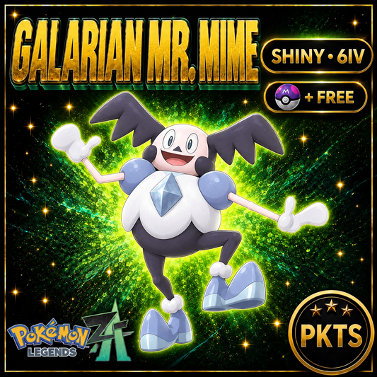 Shiny Galarian Mr. Mime — Pokémon Legends Z-A — PKTS product image