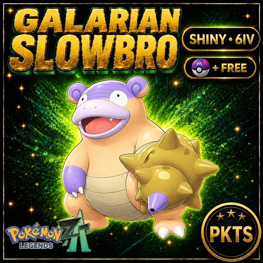 Shiny Galarian Slowbro — Pokémon Legends Z-A — PKTS product image
