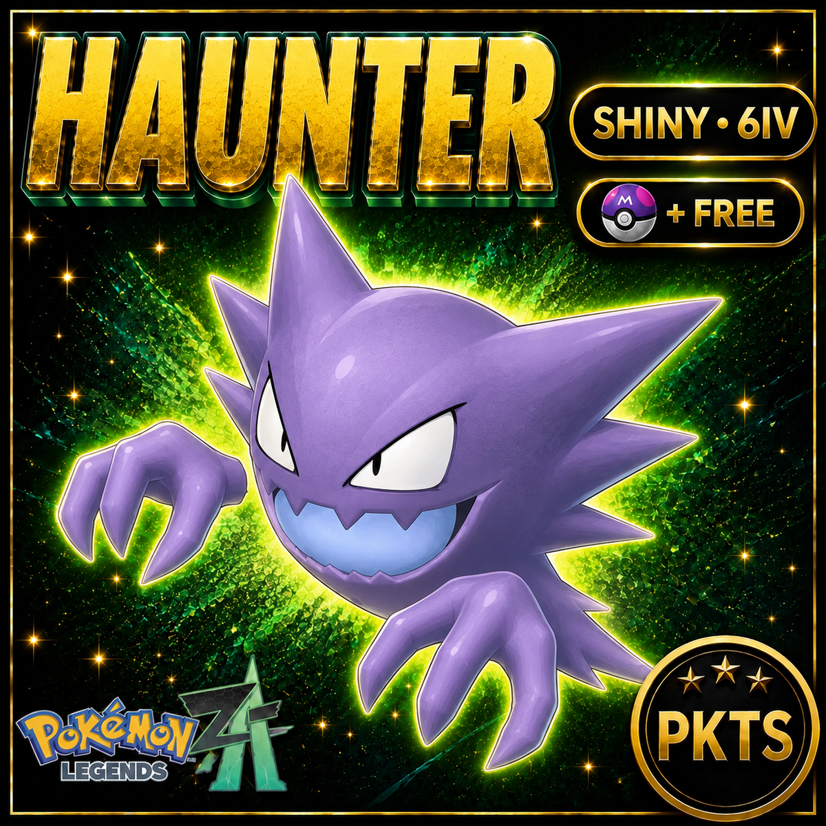 Shiny Haunter — Pokémon Legends Z-A — PKTS product image