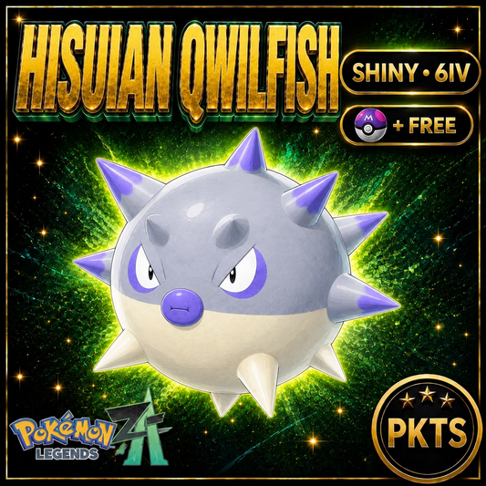 Shiny Hisuian Qwilfish — Pokémon Legends Z-A — PKTS product image