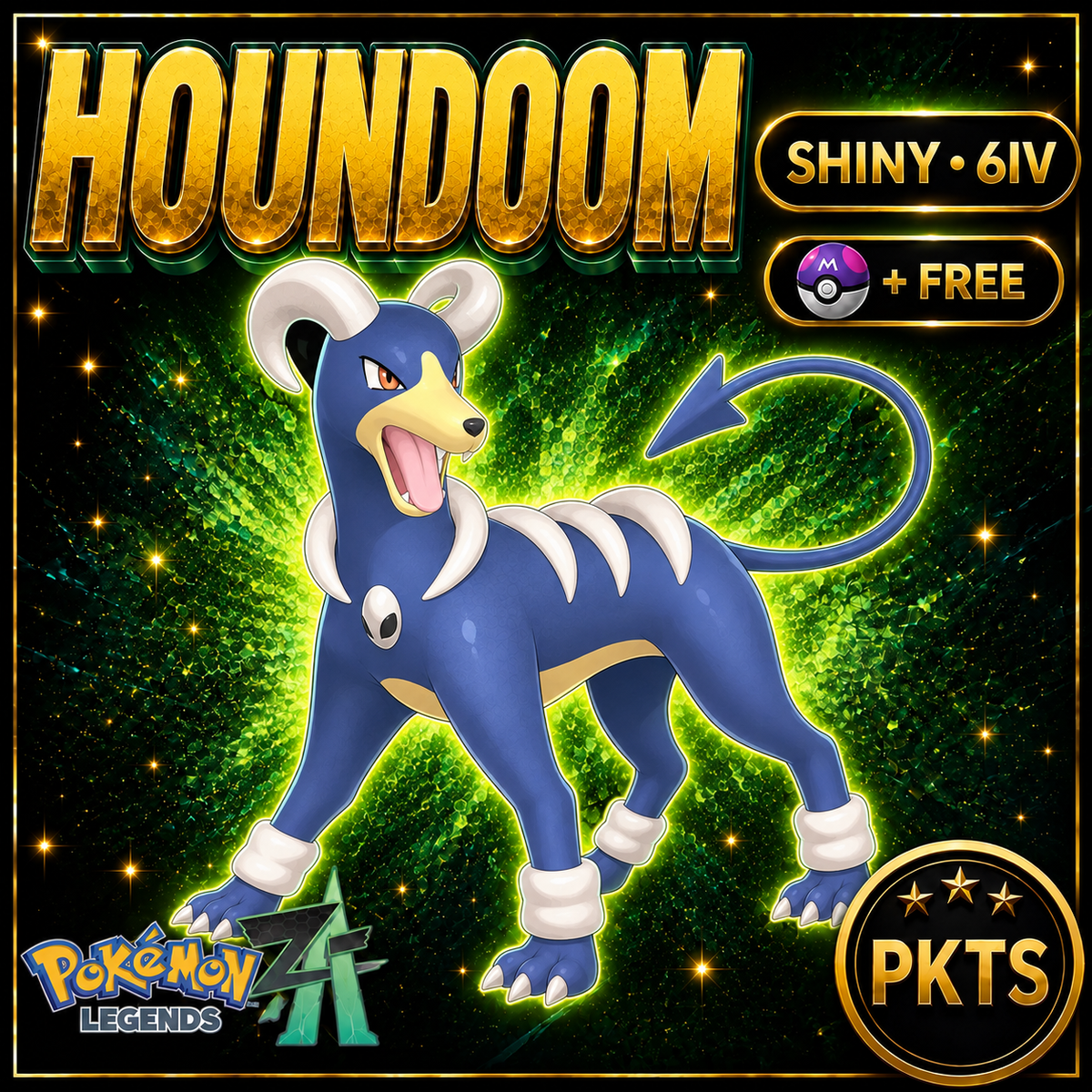 Shiny Houndoom — Pokémon Legends Z-A — PKTS product image