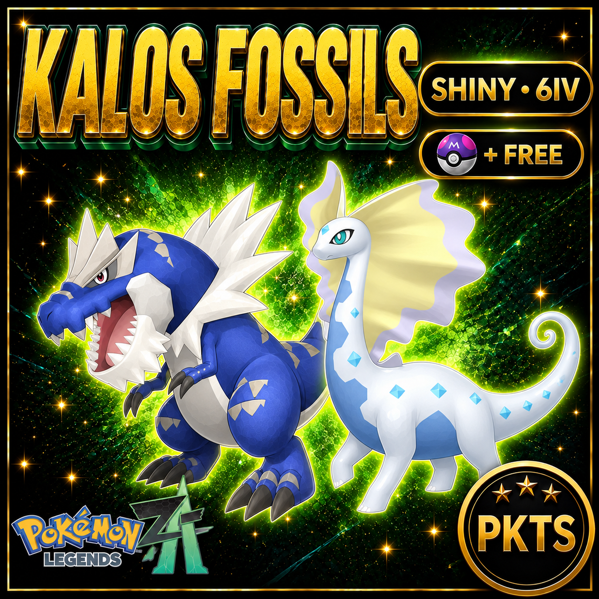 Shiny Kalos Fossil Pack — Pokémon Legends Z-A — PKTS product image
