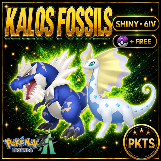 Shiny Kalos Fossil Pack — Pokémon Legends Z-A — PKTS product image