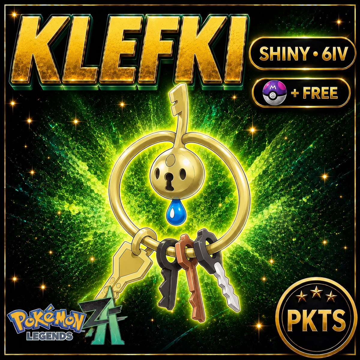Shiny Klefki — Pokémon Legends Z-A — PKTS product image