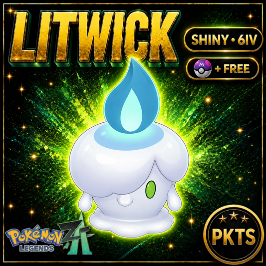 Shiny Litwick — Pokémon Legends Z-A — PKTS product image