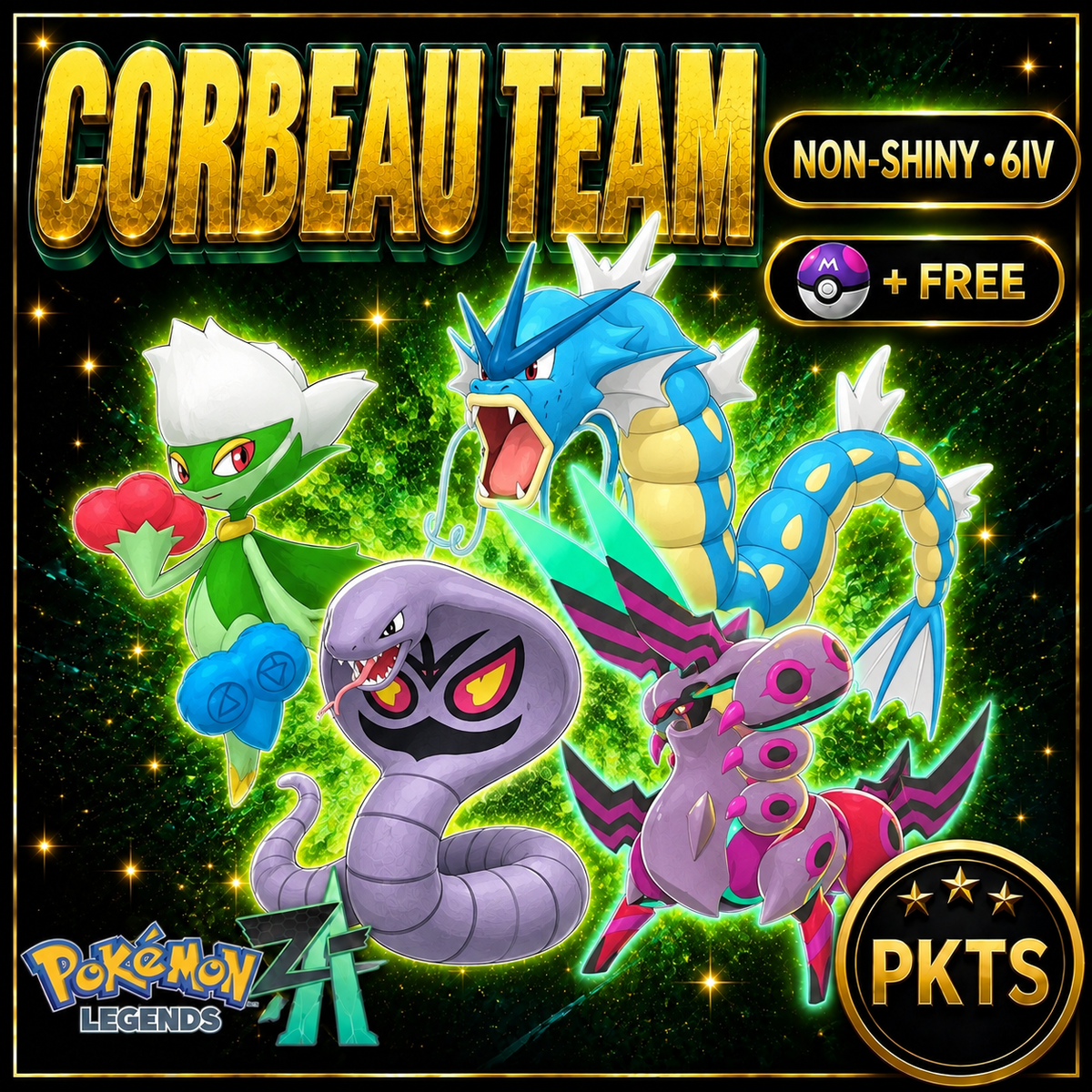 Corbeau Original Team Bundle — Pokémon Legends Z-A — PKTS product image