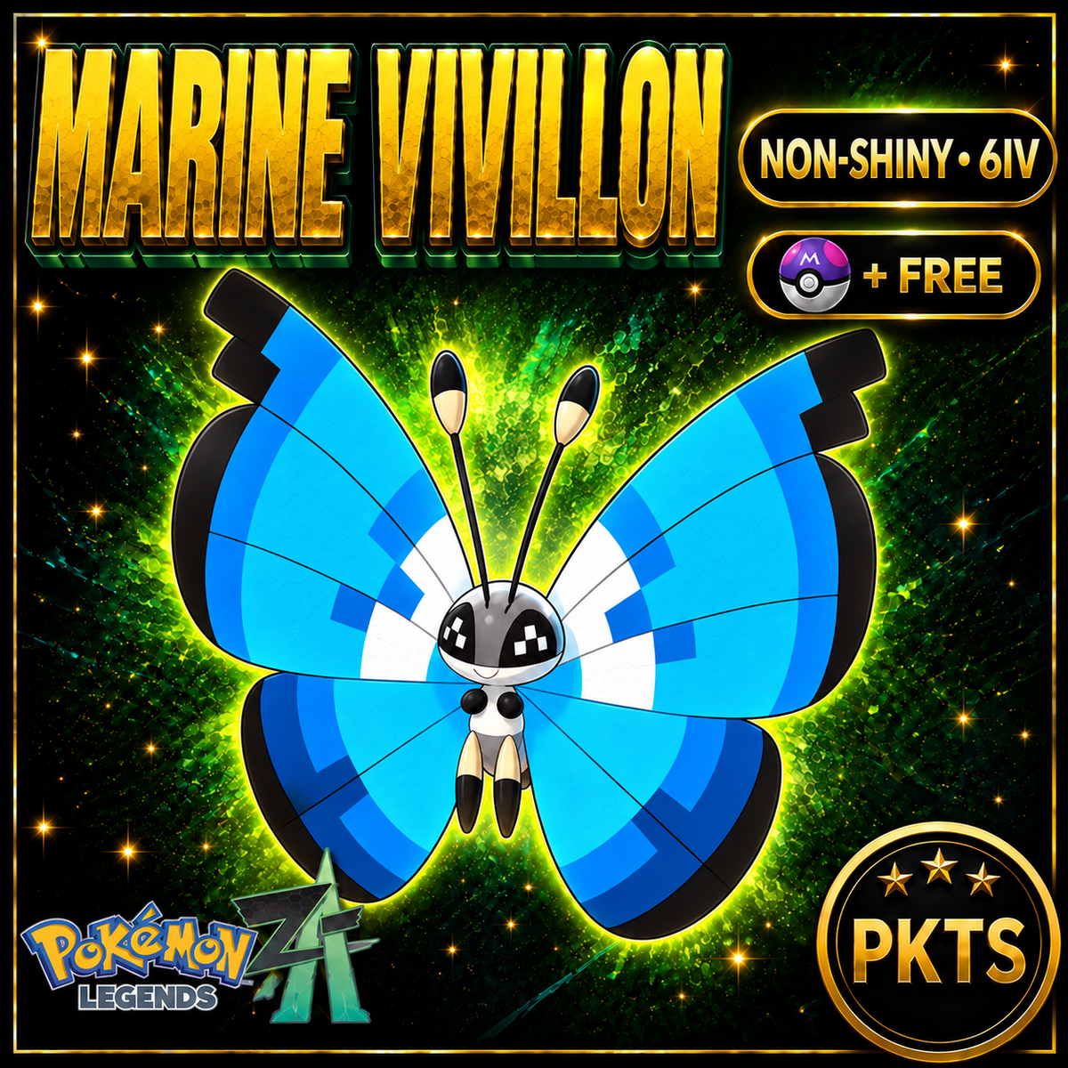 non-shiny-marine-vivillon — Pokémon Legends Z-A — PKTS