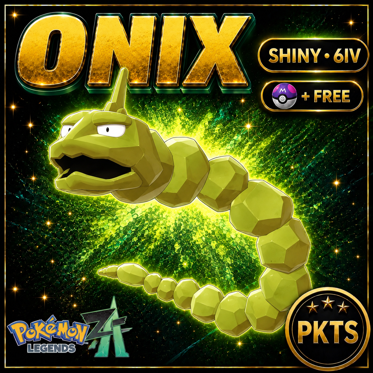 Shiny Onix — Pokémon Legends Z-A — PKTS product image