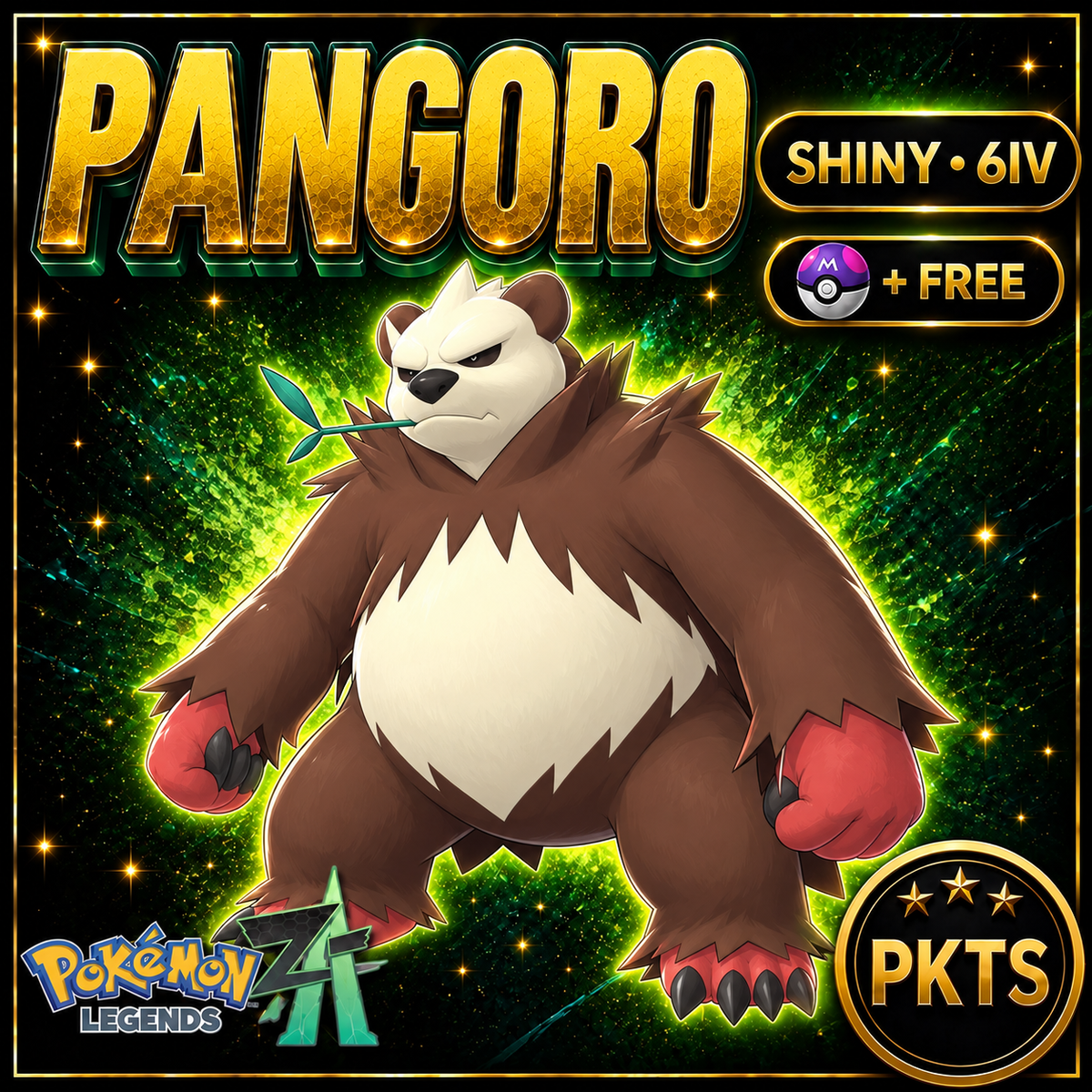Shiny Pangoro — Pokémon Legends Z-A — PKTS product image